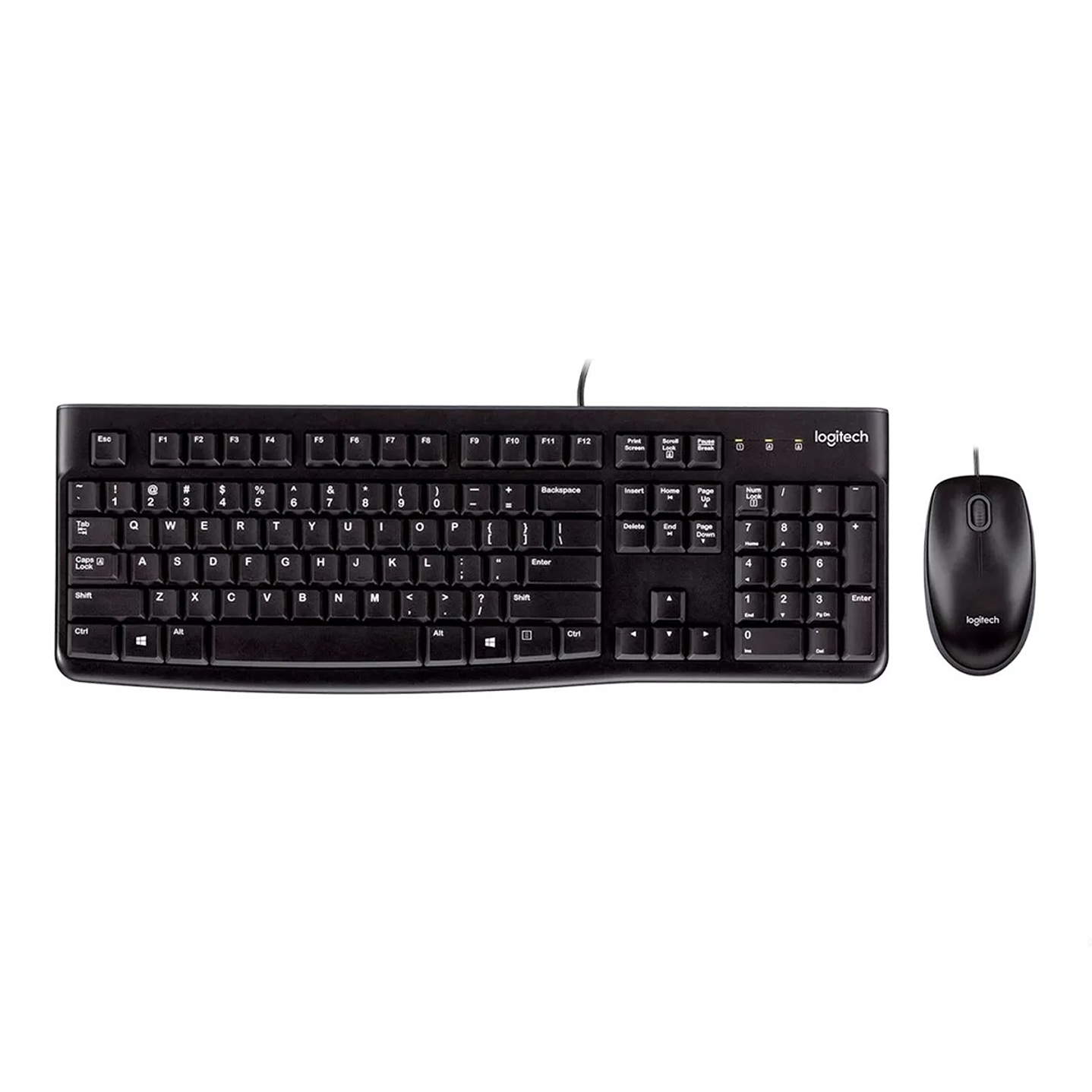 Kit Teclado y Mouse Logitech MK120 Español Negro 1