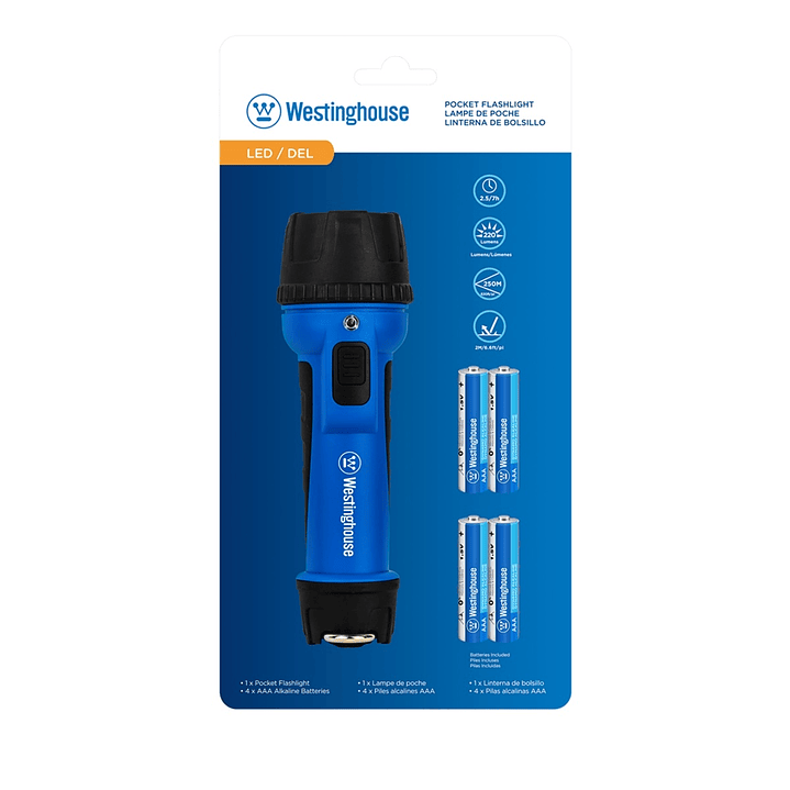 Linterna Westinghouse Flashlight 220 Lm Azul 2