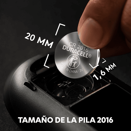 Pila Bateria Litio CR 2016 Duracell Unitaria