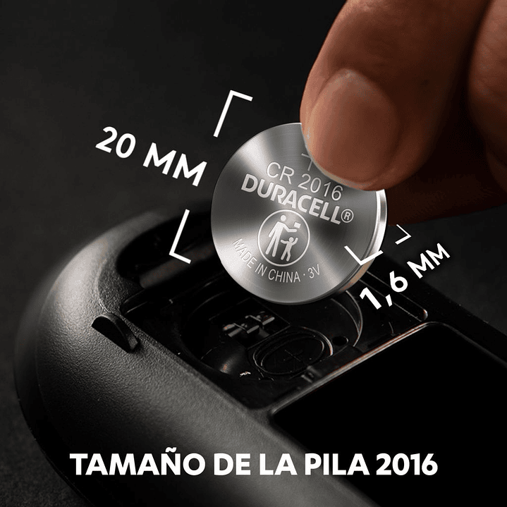 Pila Bateria Litio CR 2016 Duracell Unitaria 5