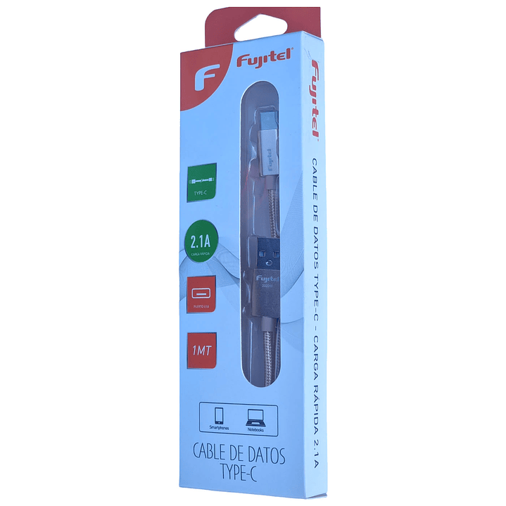 Cable Usb Tipo C Fujitel Carga Rapida Gold 4
