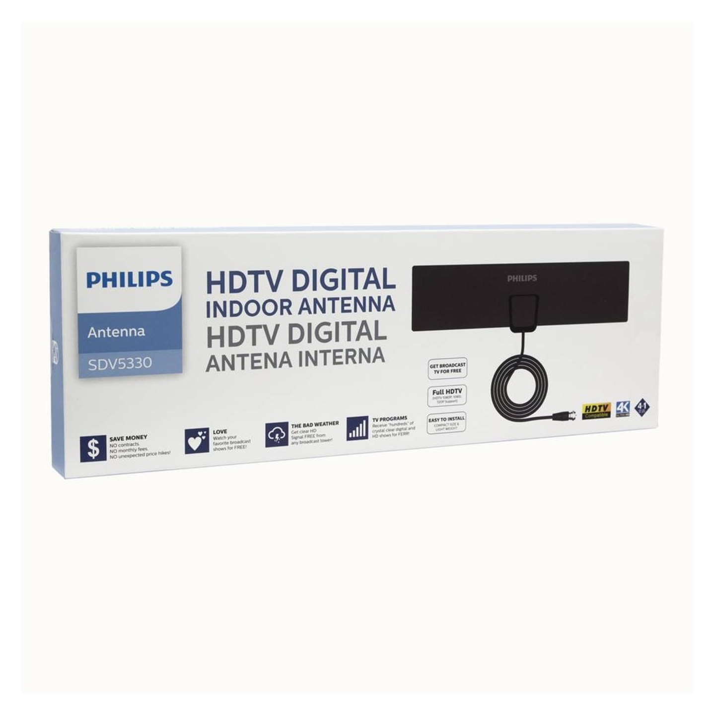 Antena Hdtv Digital Interior Philips SDV5330 4