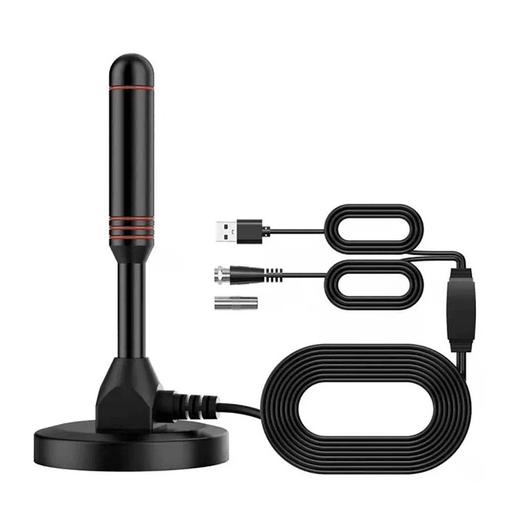 Antena Tv Hd Digital Magnetica Booster Usb Hdtv  1