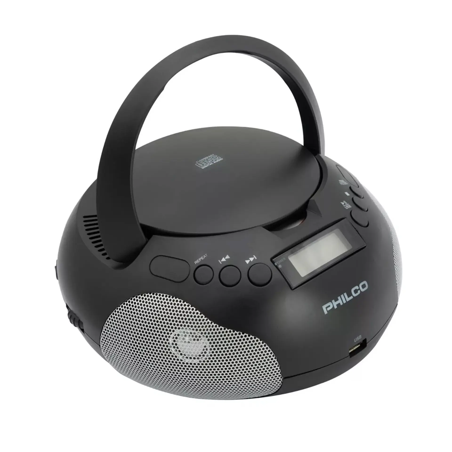 Radio Boombox CD PJB1007B Philco Negro 4