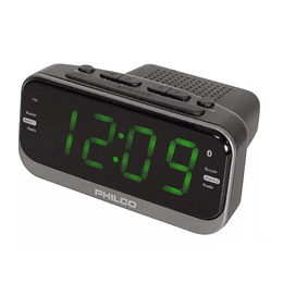 Radio Reloj Despertador Digital Philco PAR1012BT 