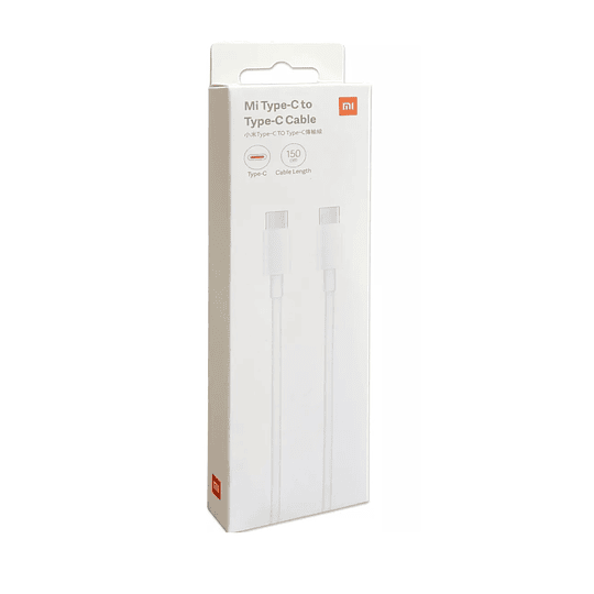 Cable Xiaomi Usb-C a Usb-C 1.5 Mts Blanco