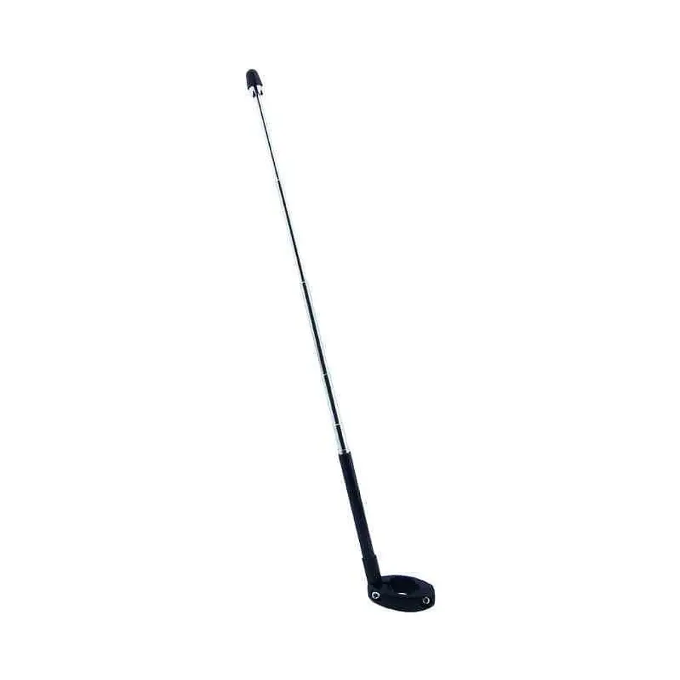 Antena Corta Hilo Curado Moto Retráctil Negro  3