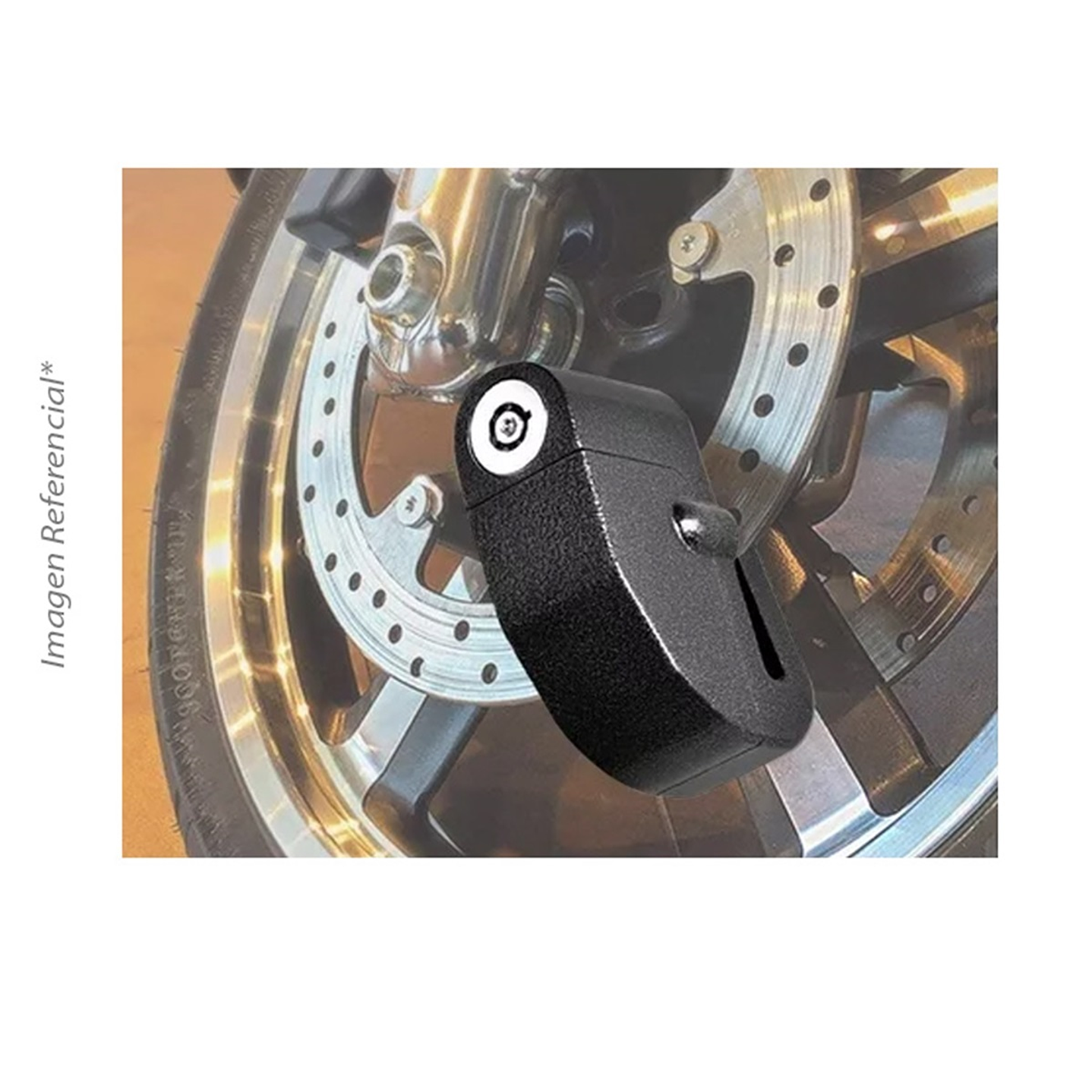 Candado Freno de Disco Moto con Alarma LK603 4