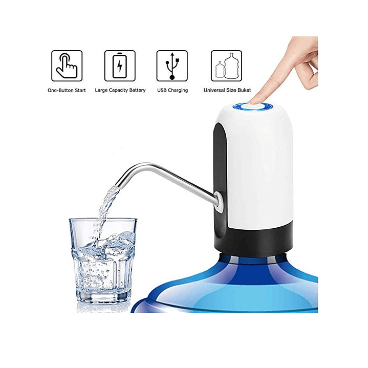 Dispensador De Agua USB Recargable Para Botellones 4
