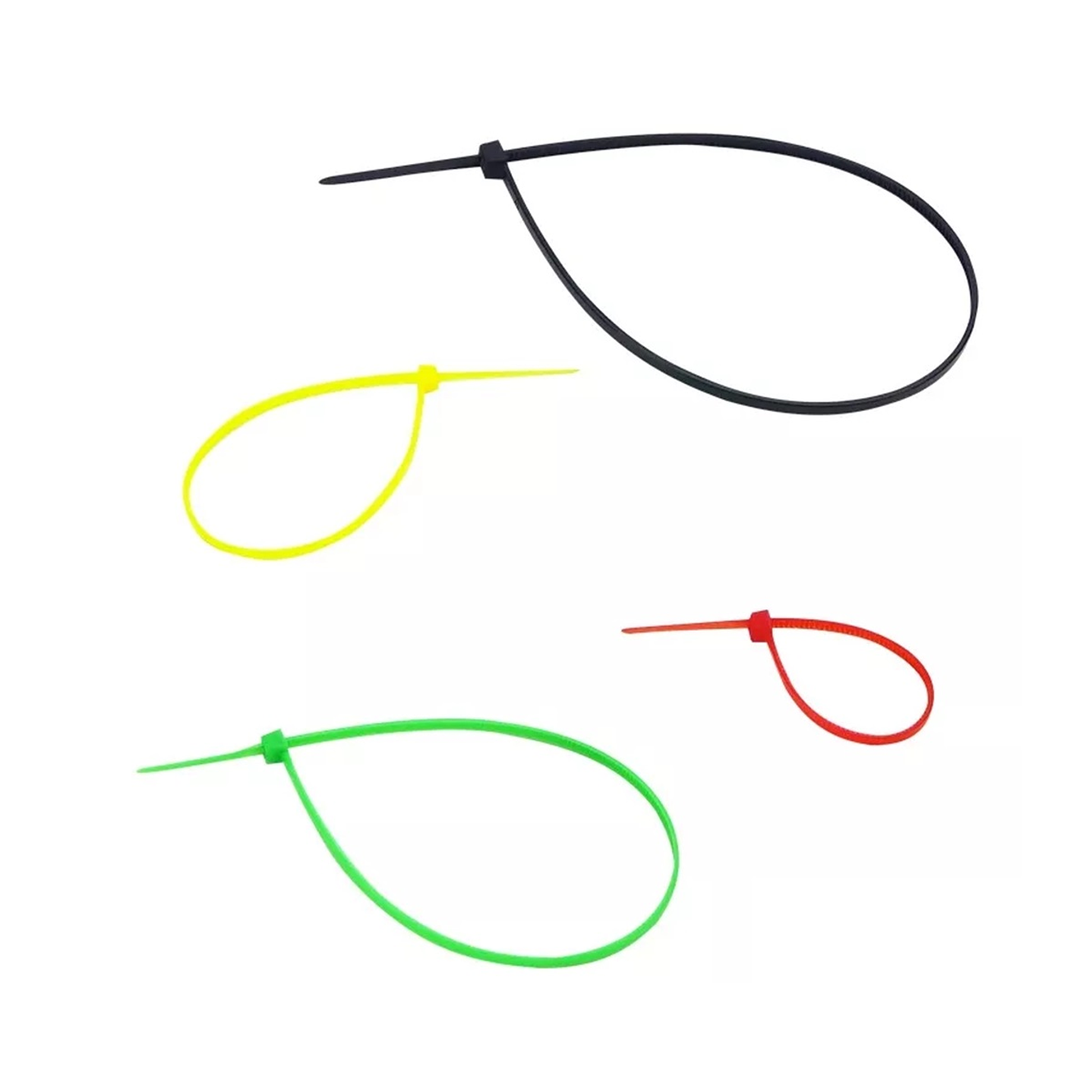 Pack 40 Amarra Cable Plasticas de 10, 15, 20 y 25Cm 1