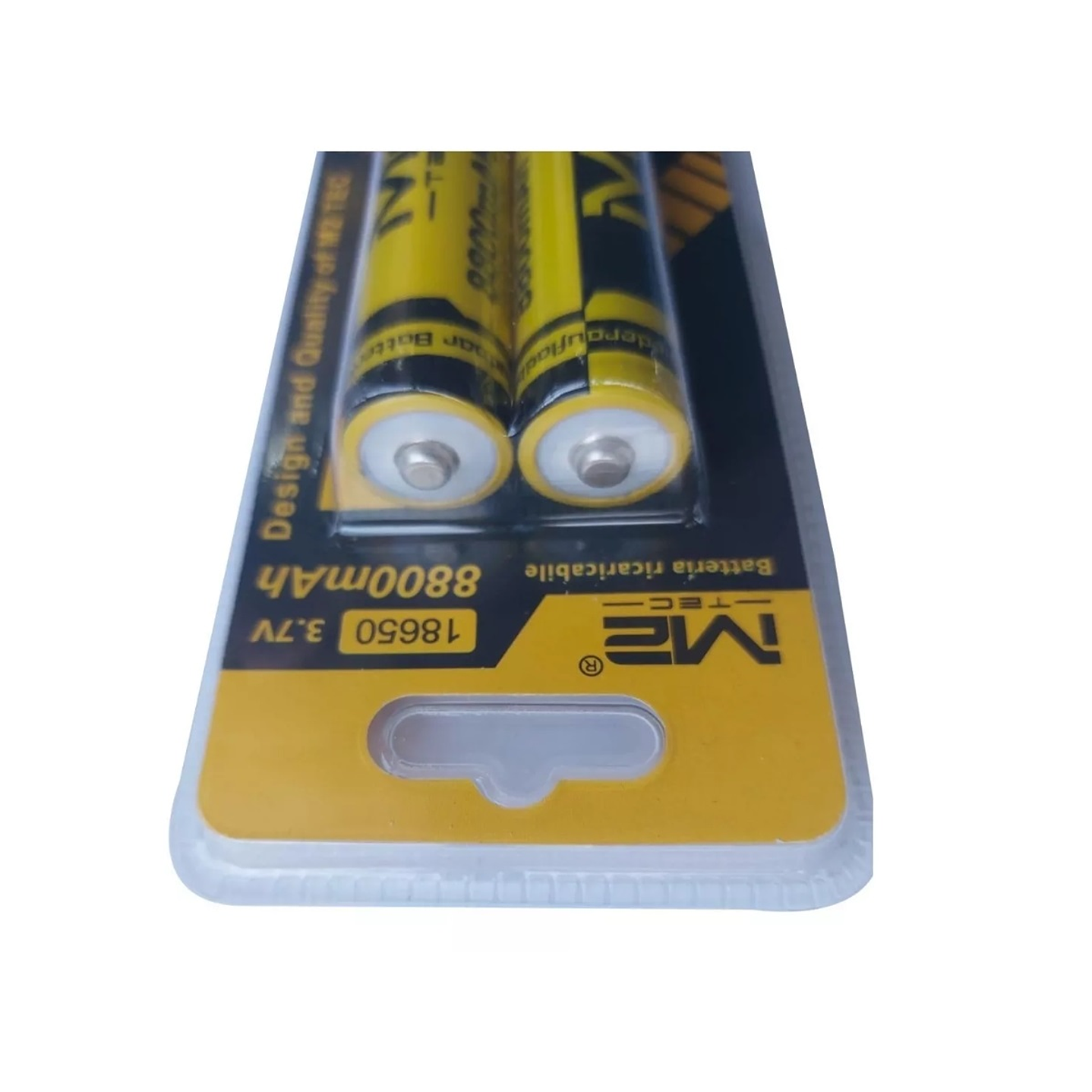 Pack 2 Batería M2-Tec 18650 Recargable 3.7 V 8800mah 3