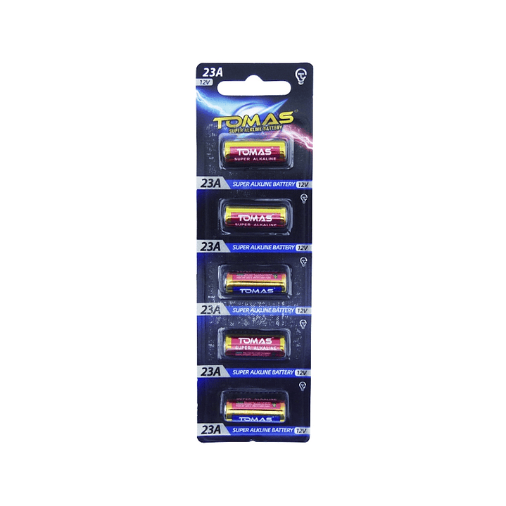 Pack 5 Pilas Tomas 23A 12v Alkaline 1