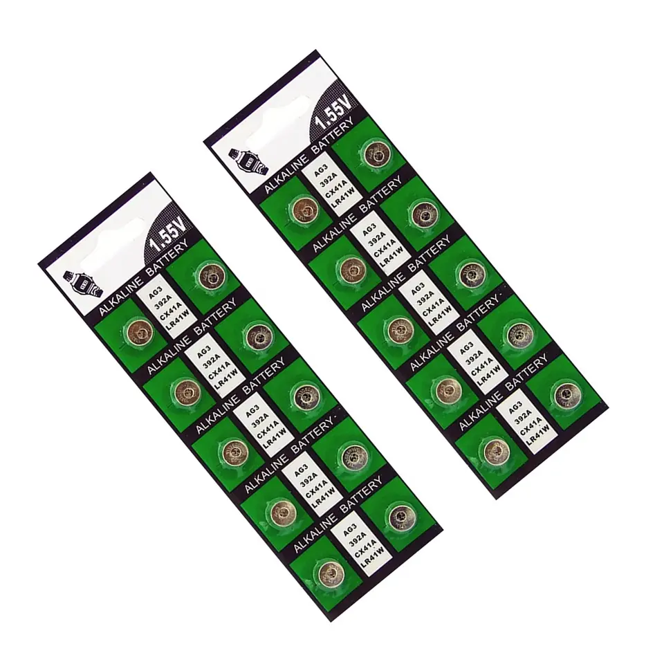 Pack 200 Pilas Ag3 Lr41 1.55v Alcalina Batería 5