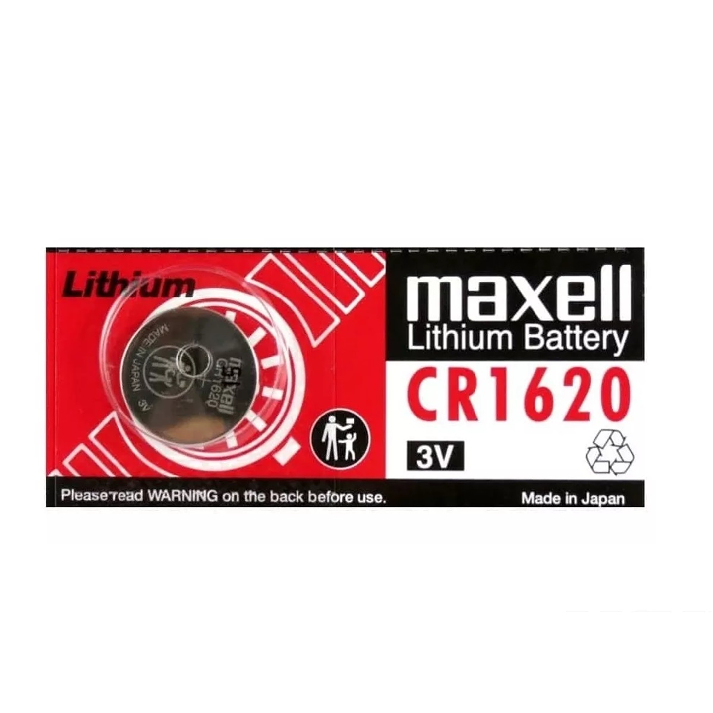 Pack 5 Pilas Maxell Botón Litio Cr1620 3