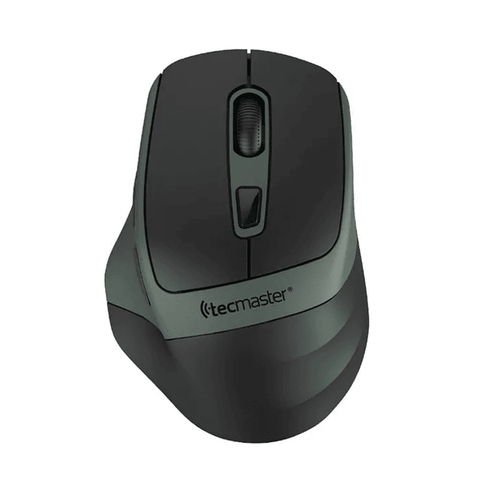 Mouse Tecmaster Dual Bluetooth Recargable Inalámbrico Verde 1