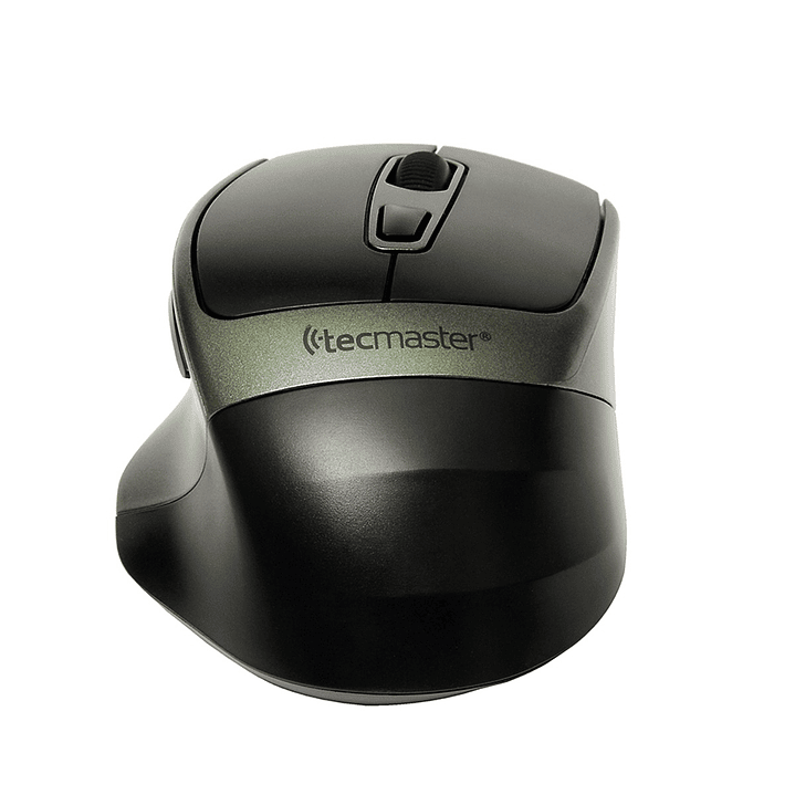 Mouse Tecmaster Dual Bluetooth Recargable Inalámbrico Verde 2