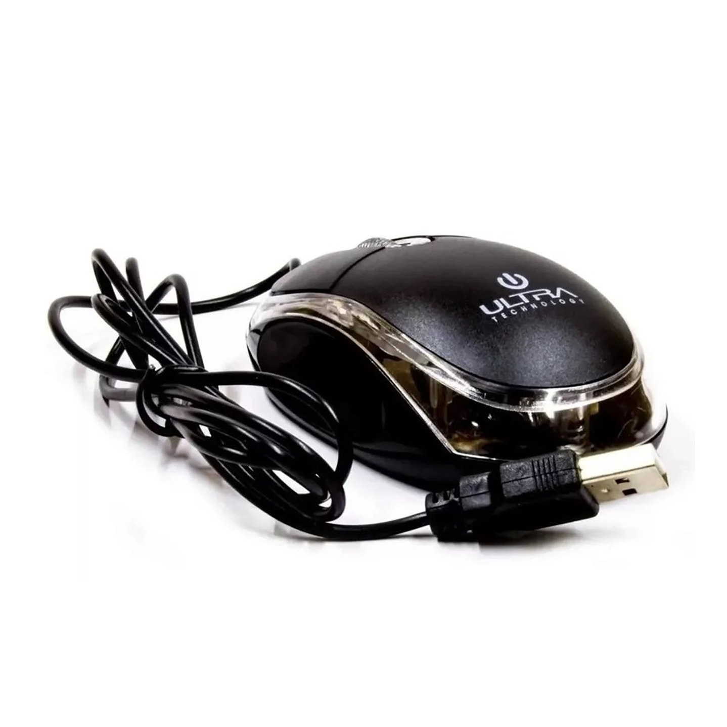Mouse Óptico Ultra USB Ut-120un Negro 3