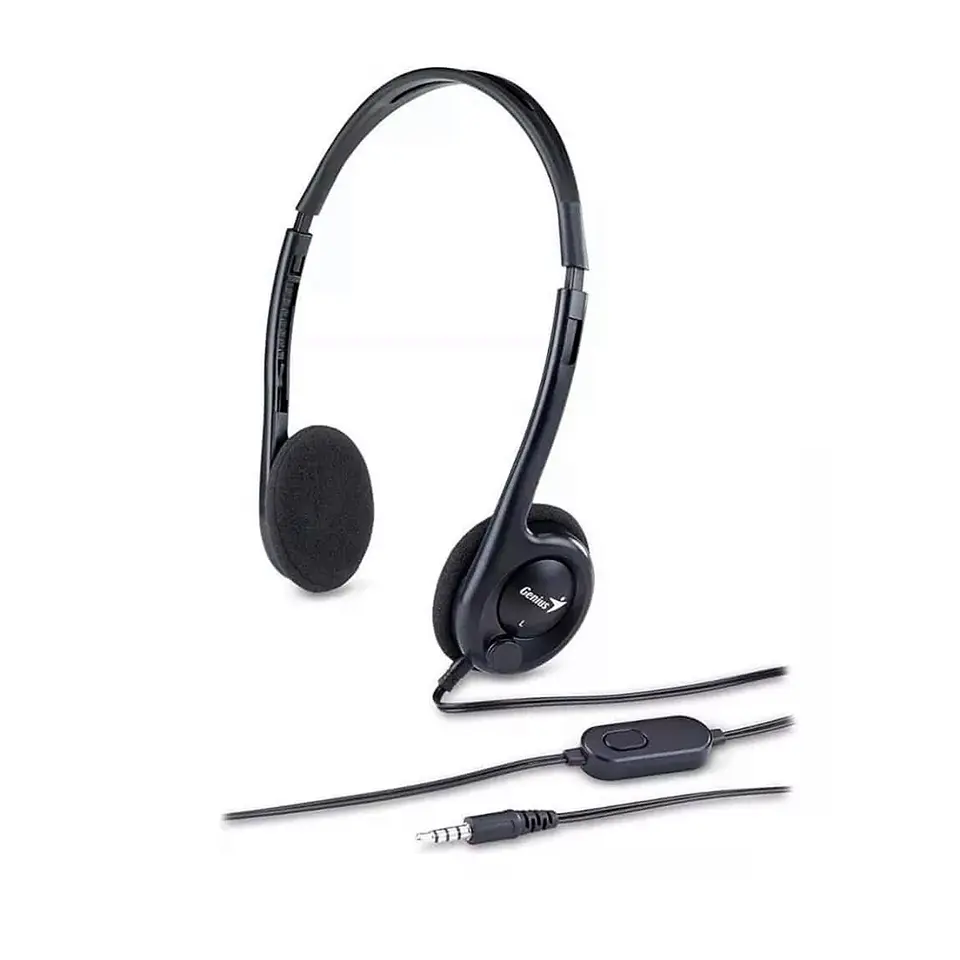 Audífono Genius Hs-m200c con Micrófono Negro 1