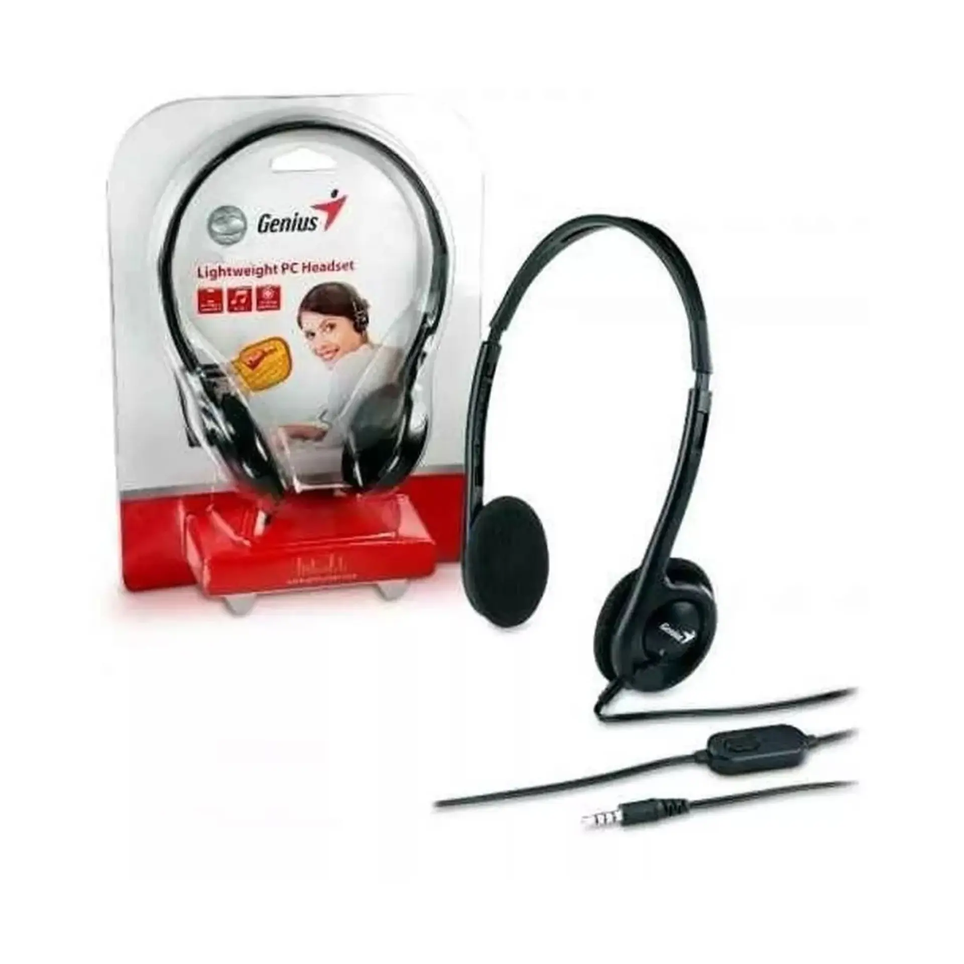 Audífono Genius Hs-m200c con Micrófono Negro 2