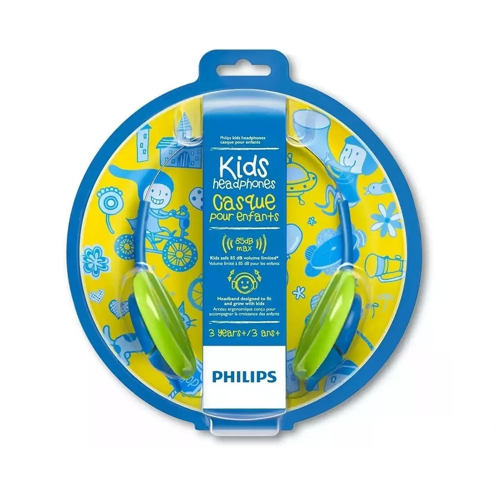 Audífonos Philips Infantil Shk1030 Over Ear Azul-verde 2