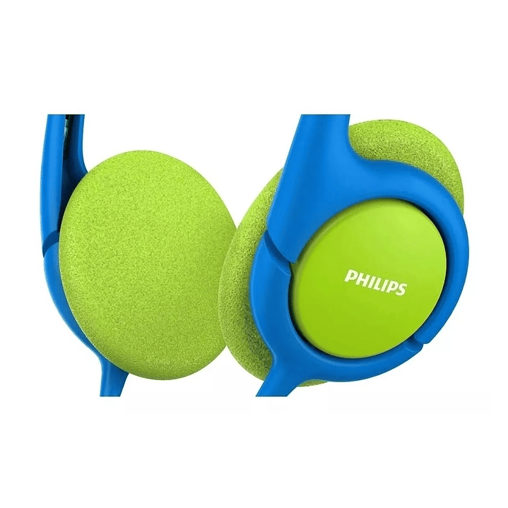 Audífonos Philips Infantil Shk1030 Over Ear Azul-verde 4