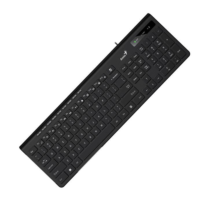 Teclado Genius Slimstar 230ii Usb Cableado Negro 4