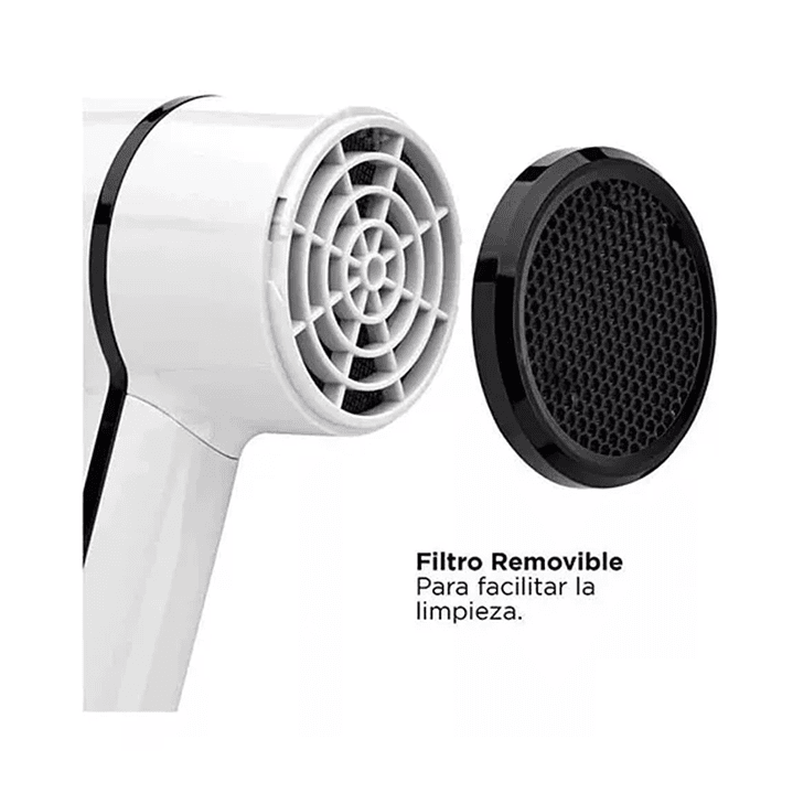 Secador Pelo Compacta Revlon 5296-la2 Crystal Negro  5