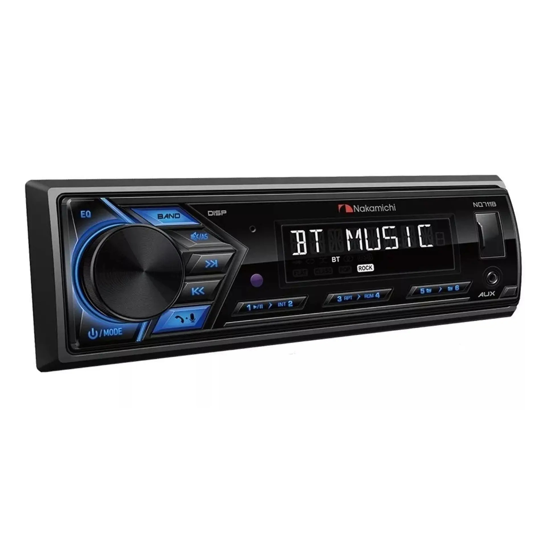 Radio Auto Nakamichi NQ711B Usb y bluetooth Negro 1