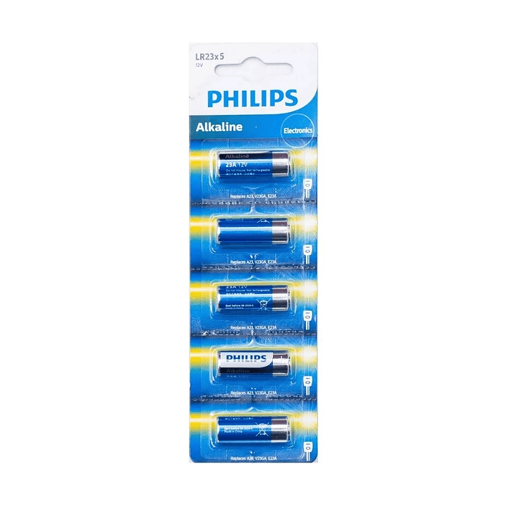 Pack 5 Pilas Philips 23A Lr23 Alcalina Blister 1