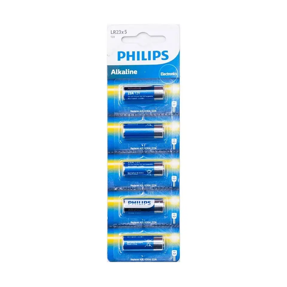 Pack 5 Pilas Philips 23A Lr23 Alcalina Blister 1