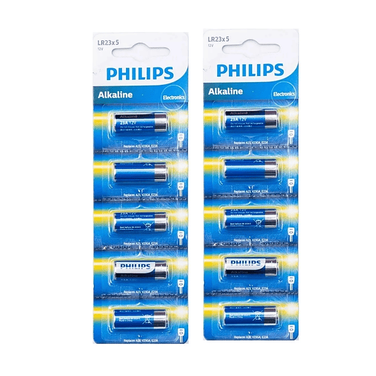 Pack 5 Pilas Philips 23A Lr23 Alcalina Blister