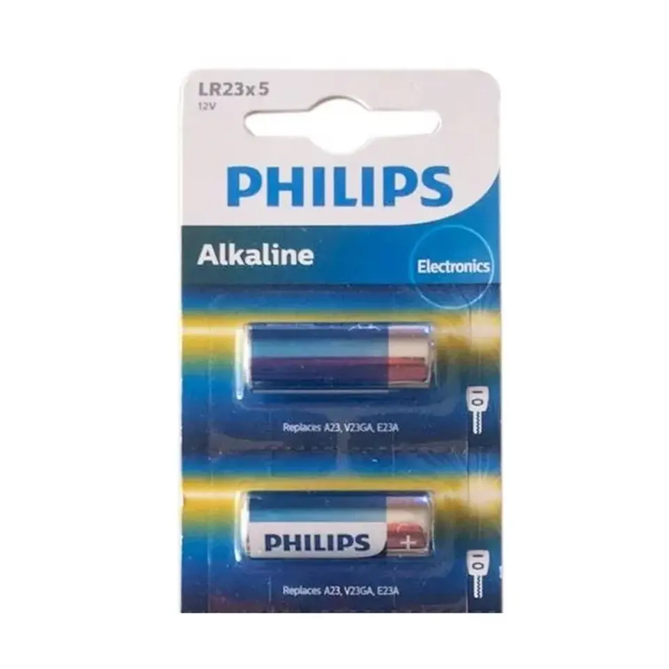 Pack 5 Pilas Philips 23A Lr23 Alcalina Blister 3