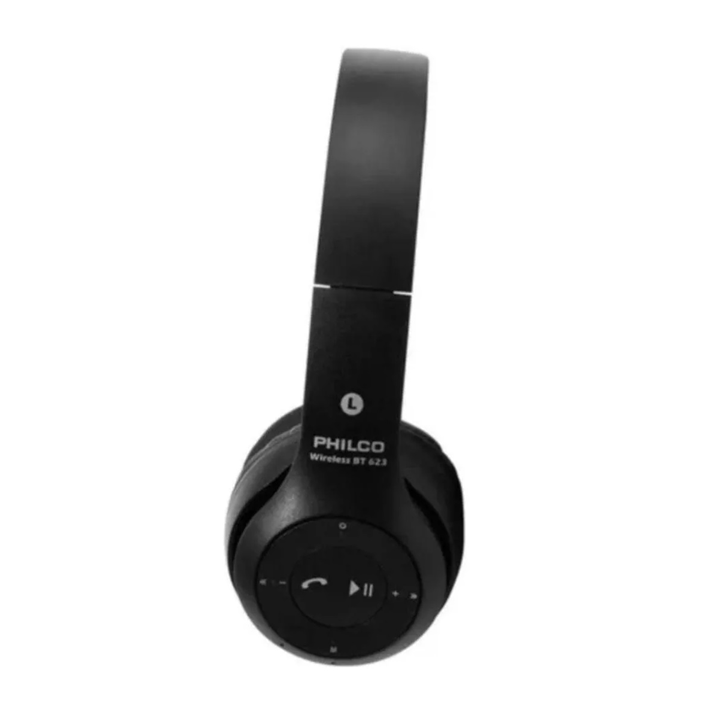 Audífono Philco Inalámbrico Plc623 Plegable Radio Fm Negro 4