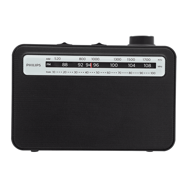 Radio Portátil Clásica Philips Am/fm Corrientes y Pilas 3