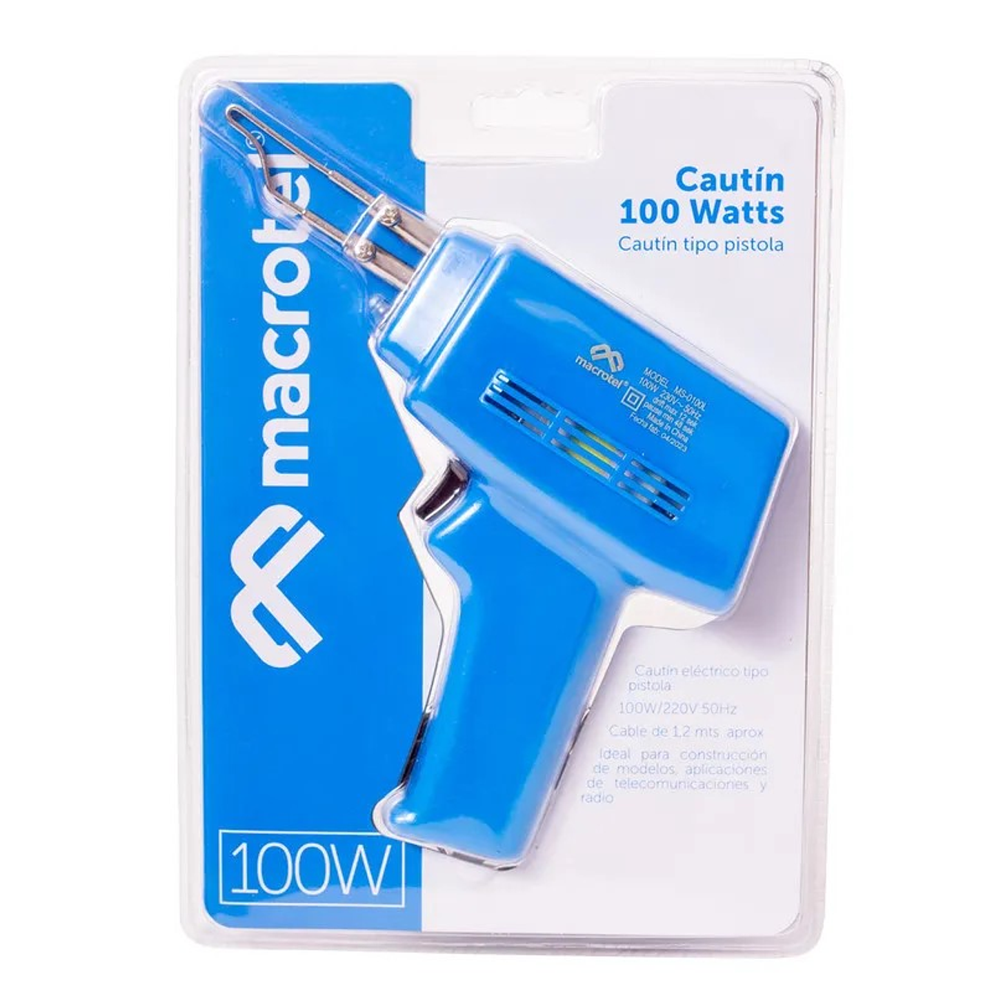 Cautín eléctrico Tipo Pistola 100W Macrotel 2
