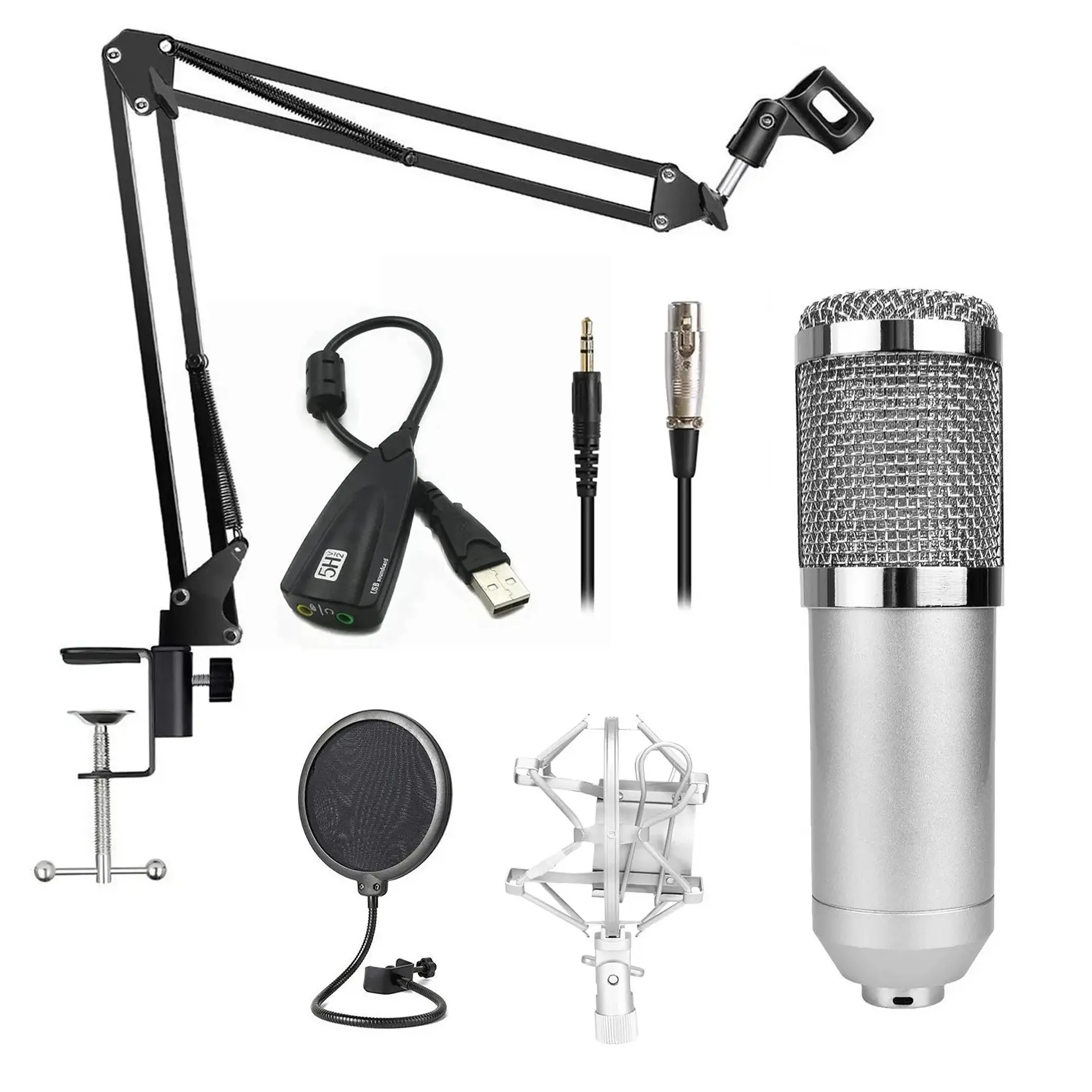 Kit Micrófono Estudio Condensador Fiddler Studio Pro 2
