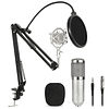 Kit Micrófono Estudio Condensador Fiddler Studio Pro 3