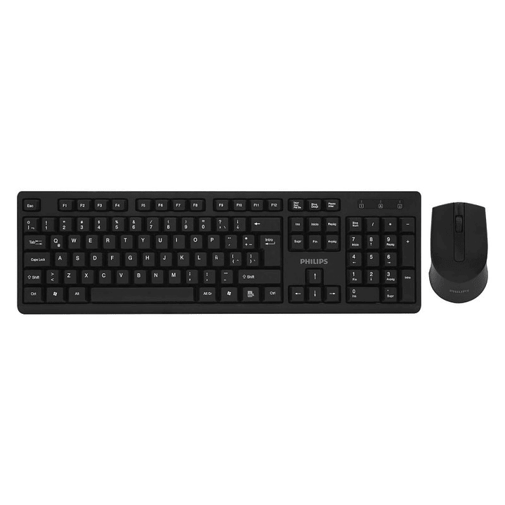 Kit Combo Teclado y Mouse Inalámbrico Philco 6354K 1