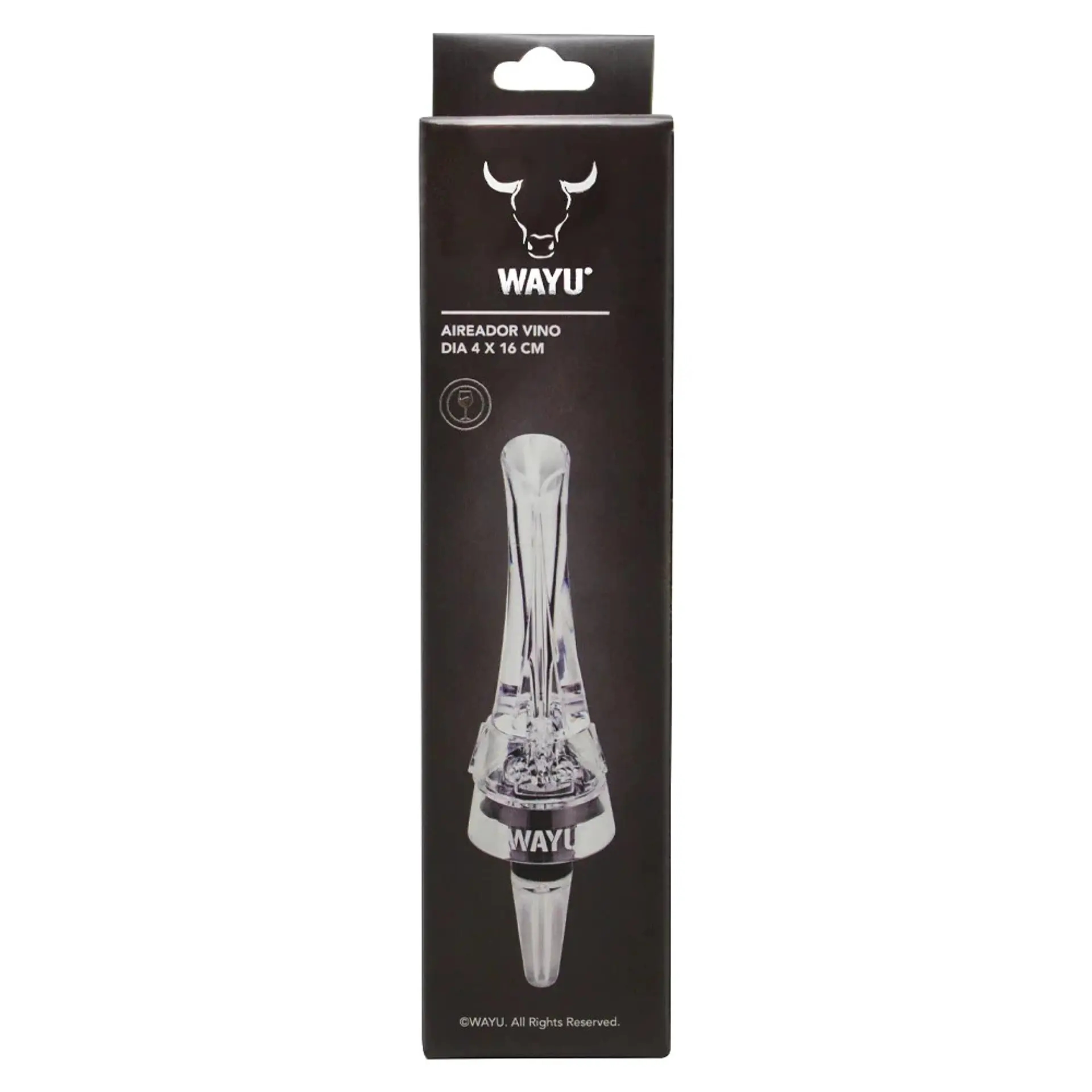 Aireador Vino Wayu Premium 3
