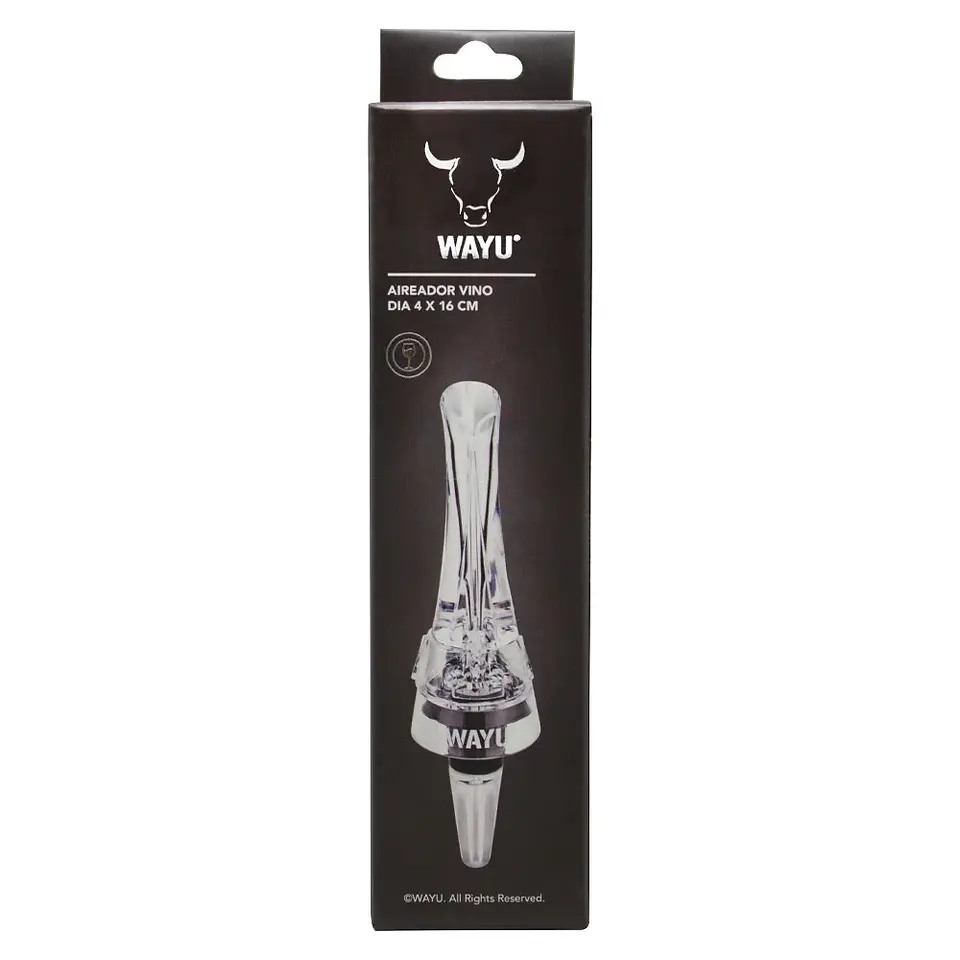 Aireador Vino Wayu Premium 3