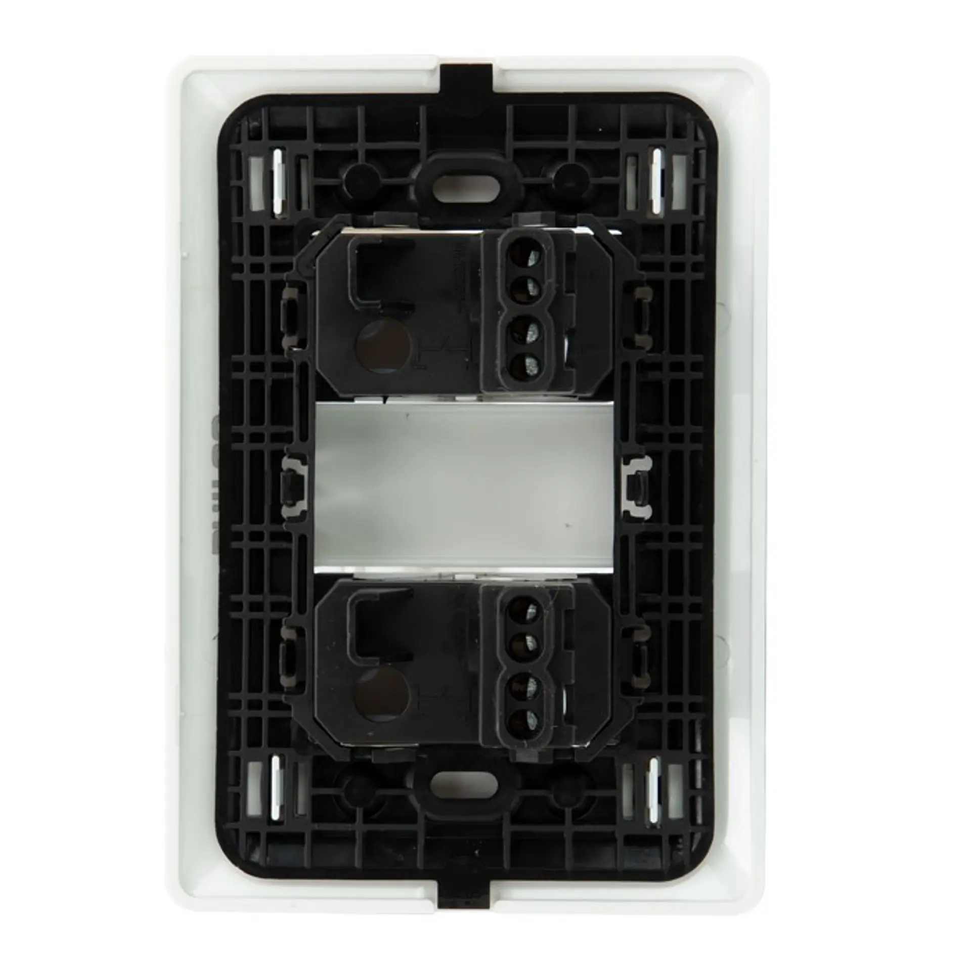 Interruptor Doble Pared Muro 250v 10a Philco Blanco 3