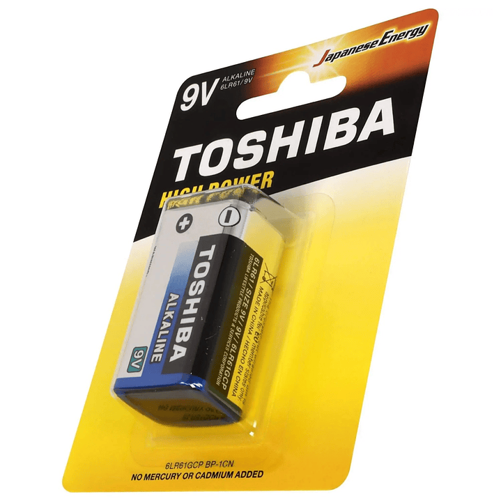 Batería 9V Alcalina Toshiba 6LR61 4