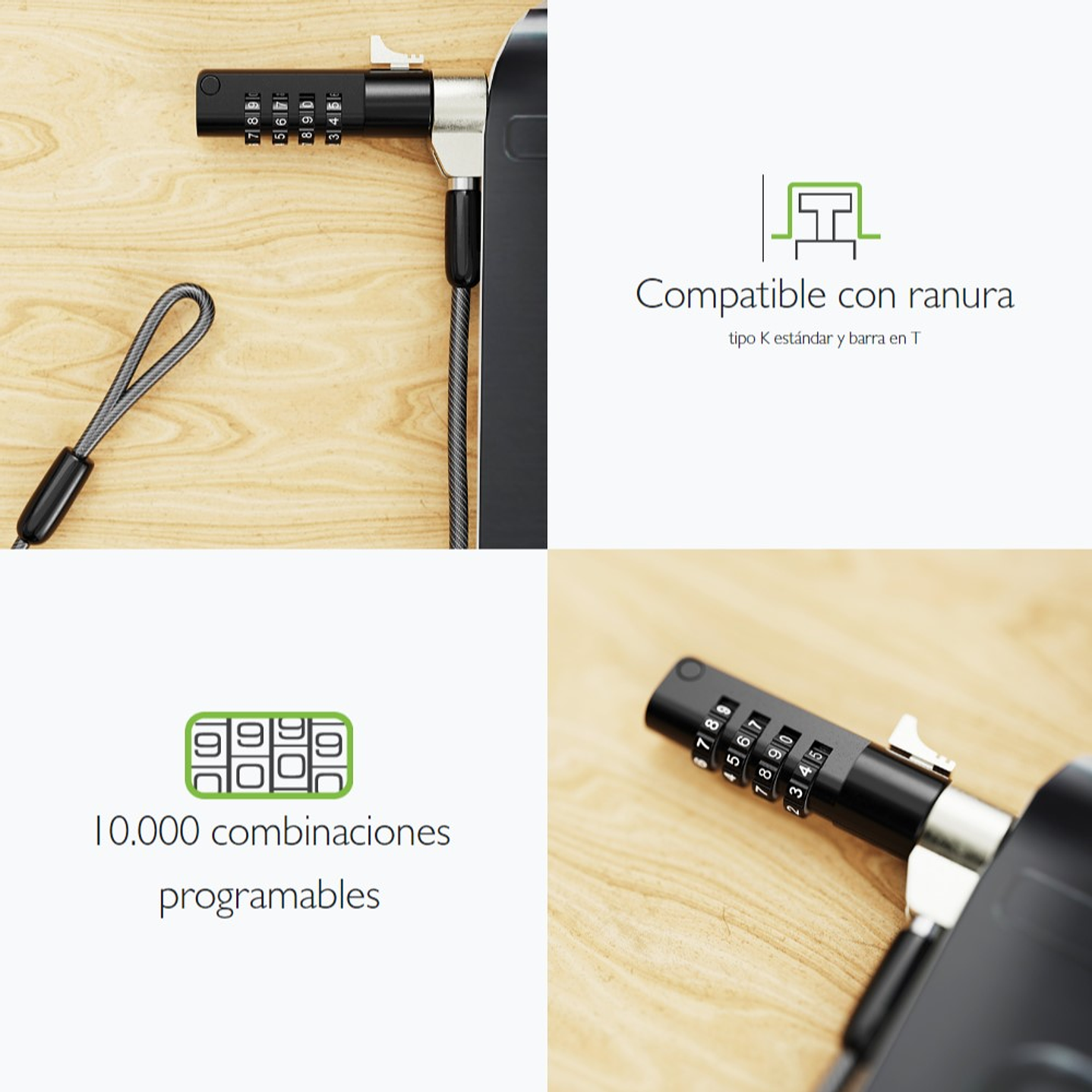 Candado Seguridad Notebook Bolt C Clave Klip Xtreme 8