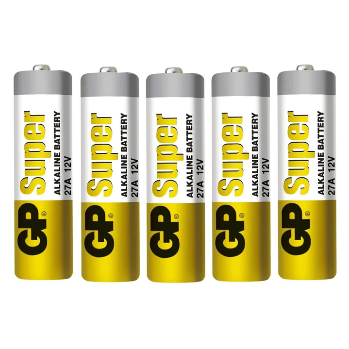 Pack 5 Pilas GP 27A Lr27 Alcalina Blister 3