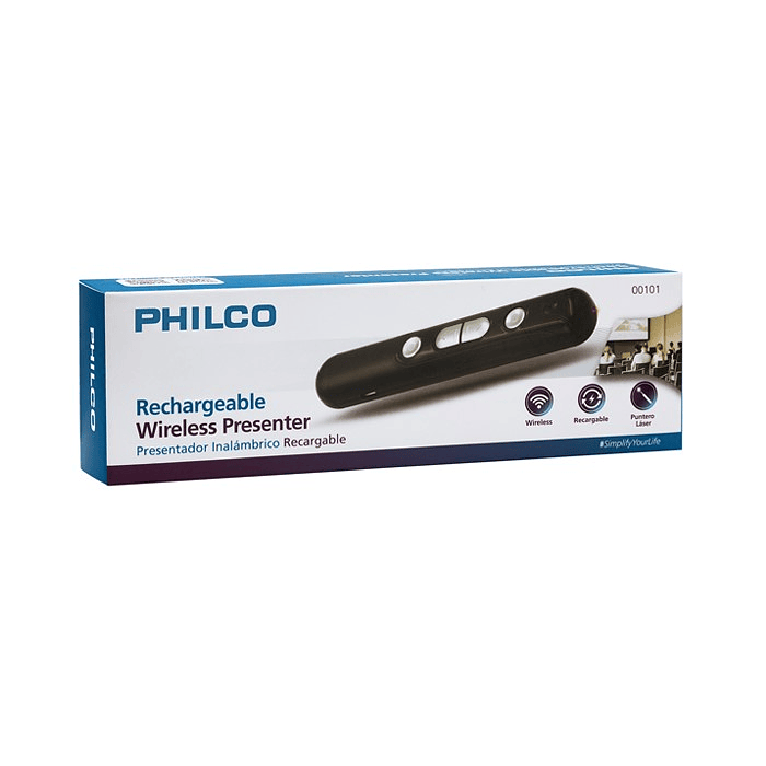 Presentador Diapositivas Laser Recargable Philco 0101 2