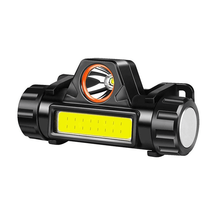 Linterna Cintillo Led Cob Minero Recargable 5