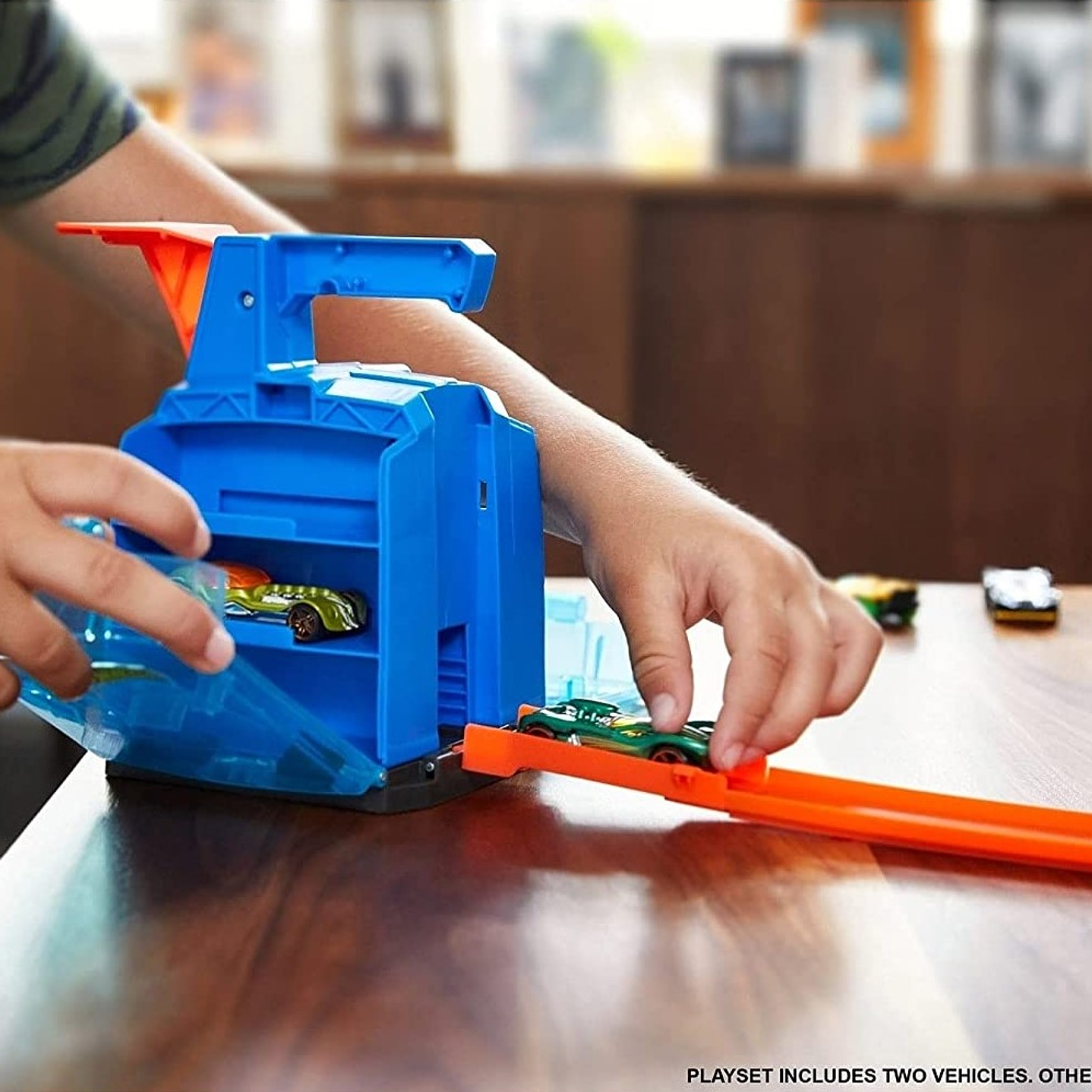 Caja Lanzador De Autos Hot Wheels GCf92 4