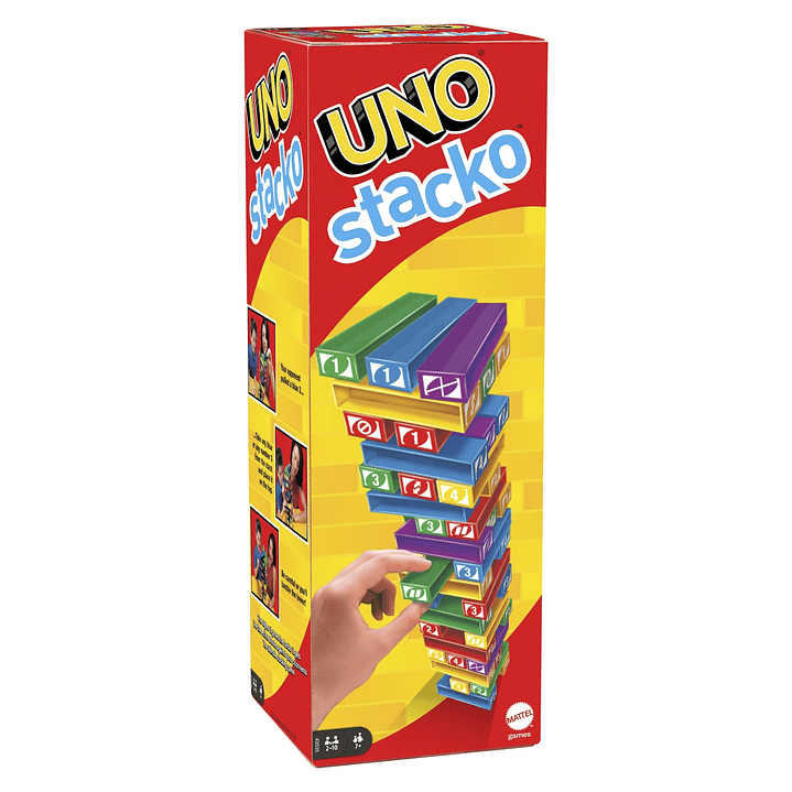 Uno Stacko Juego de Mesa Mattel Games 1