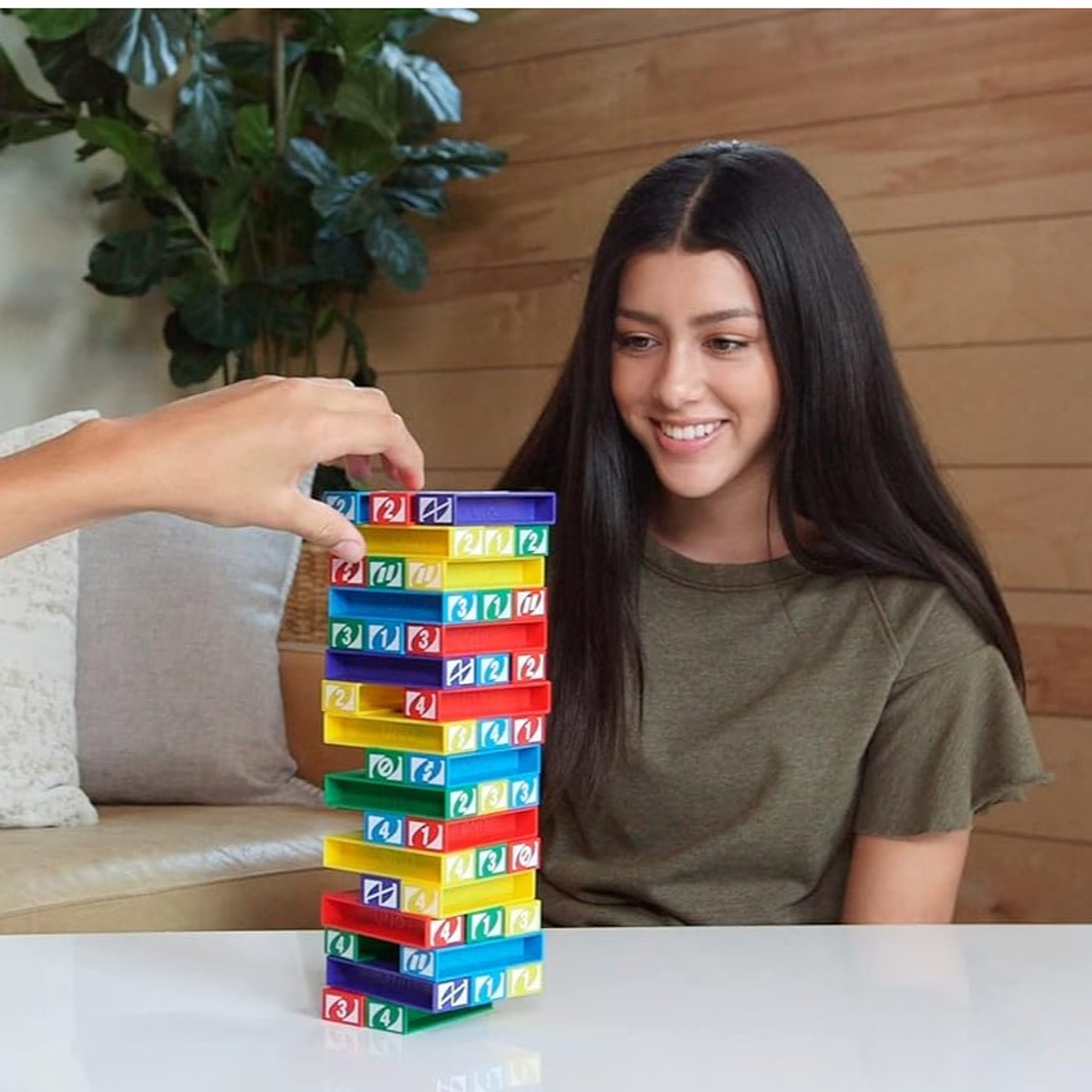 Uno Stacko Juego de Mesa Mattel Games 3