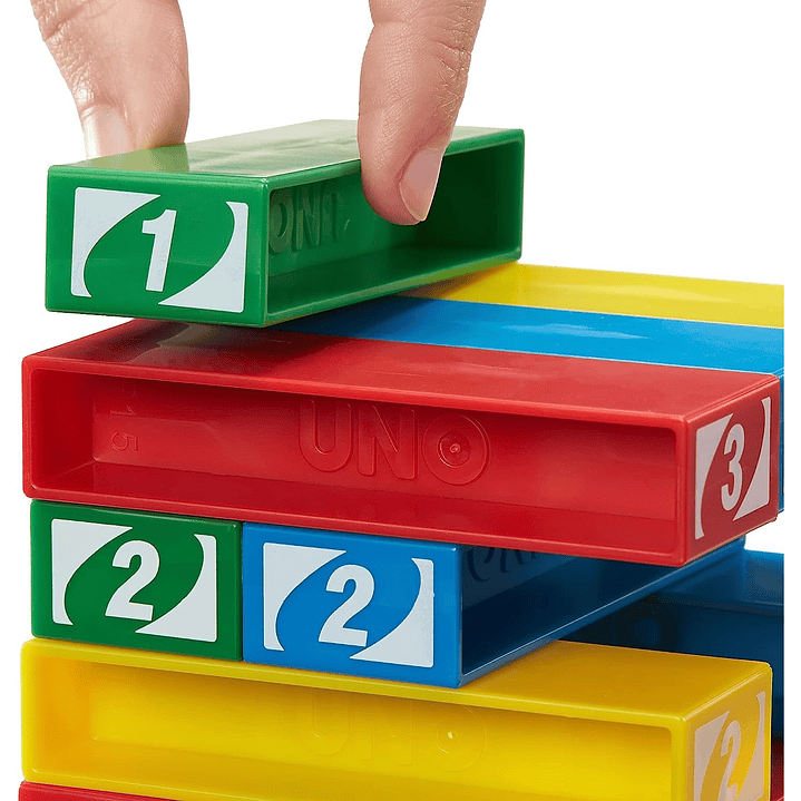 Uno Stacko Juego de Mesa Mattel Games 4